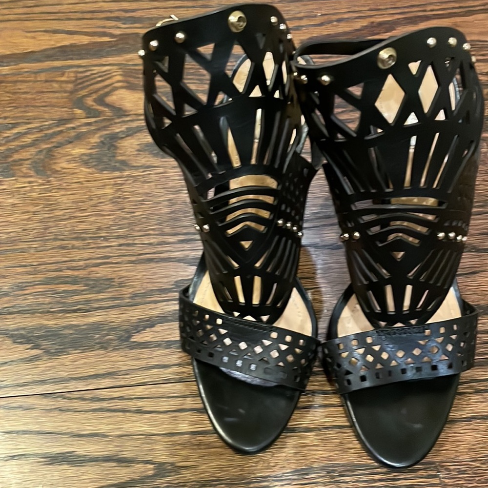 SCHUTZ Brasiliana Convertible Laser-Cut Sandal. NIB - Picture 2 of 16